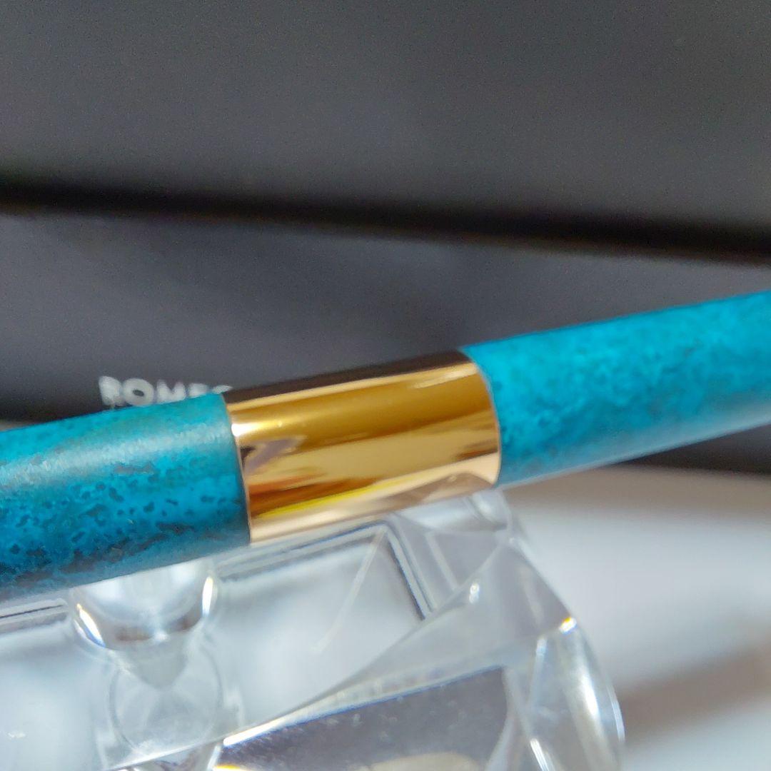 ほぼ新品！ ロメオNo.3 斑紋ガス青銅色ボールペン 限定品 romeo 伊東屋