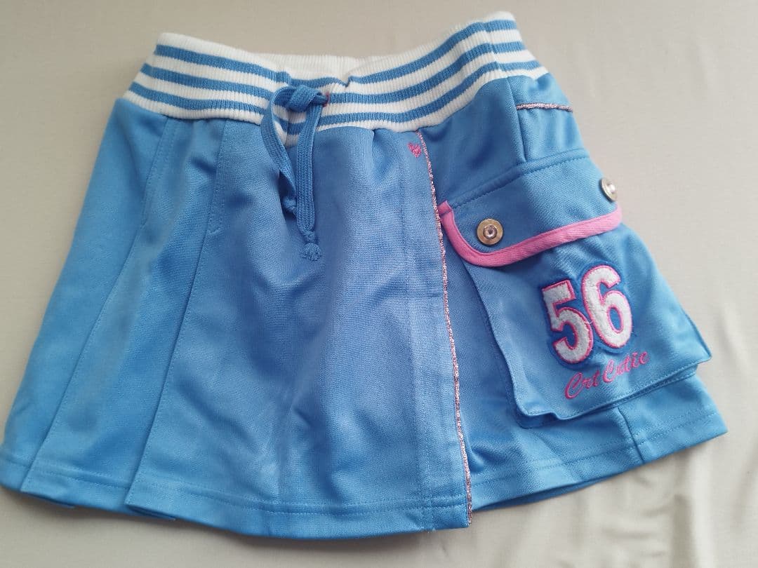 Y2K チアリーダーセットアップ　ブルー　150cm