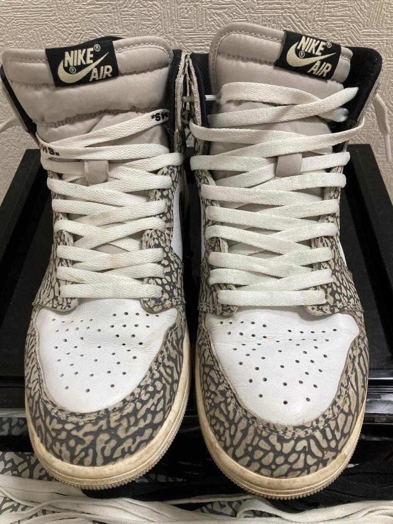 【3連休限定価格！】ナイキ ジョーダン1 セメント 28cm