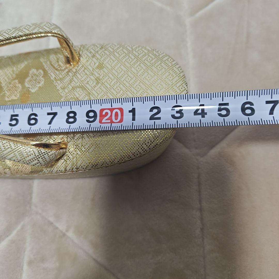 美品　未使用　和装用バッグ草履セット