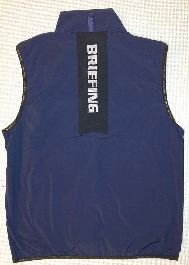 BRIEFING GOLF MS WIND VEST（NAVY／M）