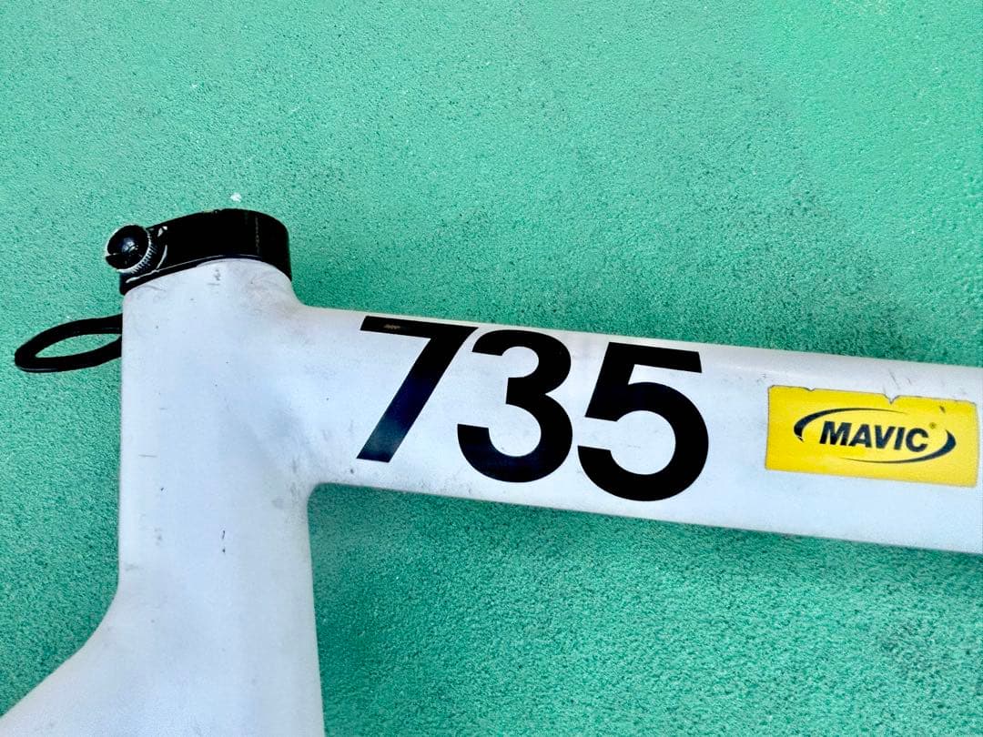 【リーダーバイク/LEADER735フレーム】割れ有！要確認品★サイズL