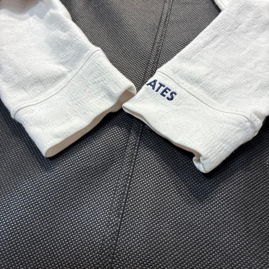 PEARLY GATES モックネック カットソー 長袖 ホワイト 4 ロゴ