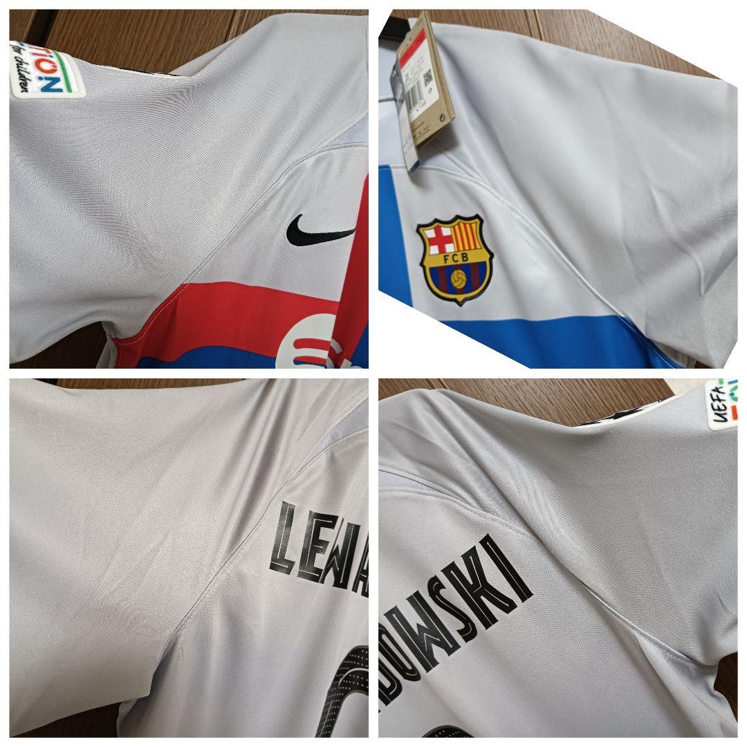 ナイキ バルセロナ レヴァンドフスキ ユニフォーム 22/23サード 紙タグ付き