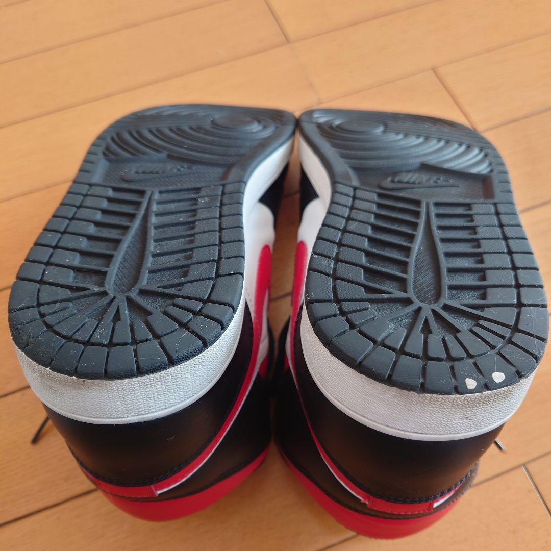 NIKE AIR JORDAN 1 MID 29cm ブラック/レッド