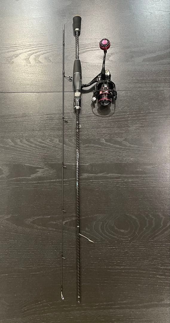 6点アジングセット・2ピースロッド（198㌢）&リール・ダイワ月下美人ワーム付き