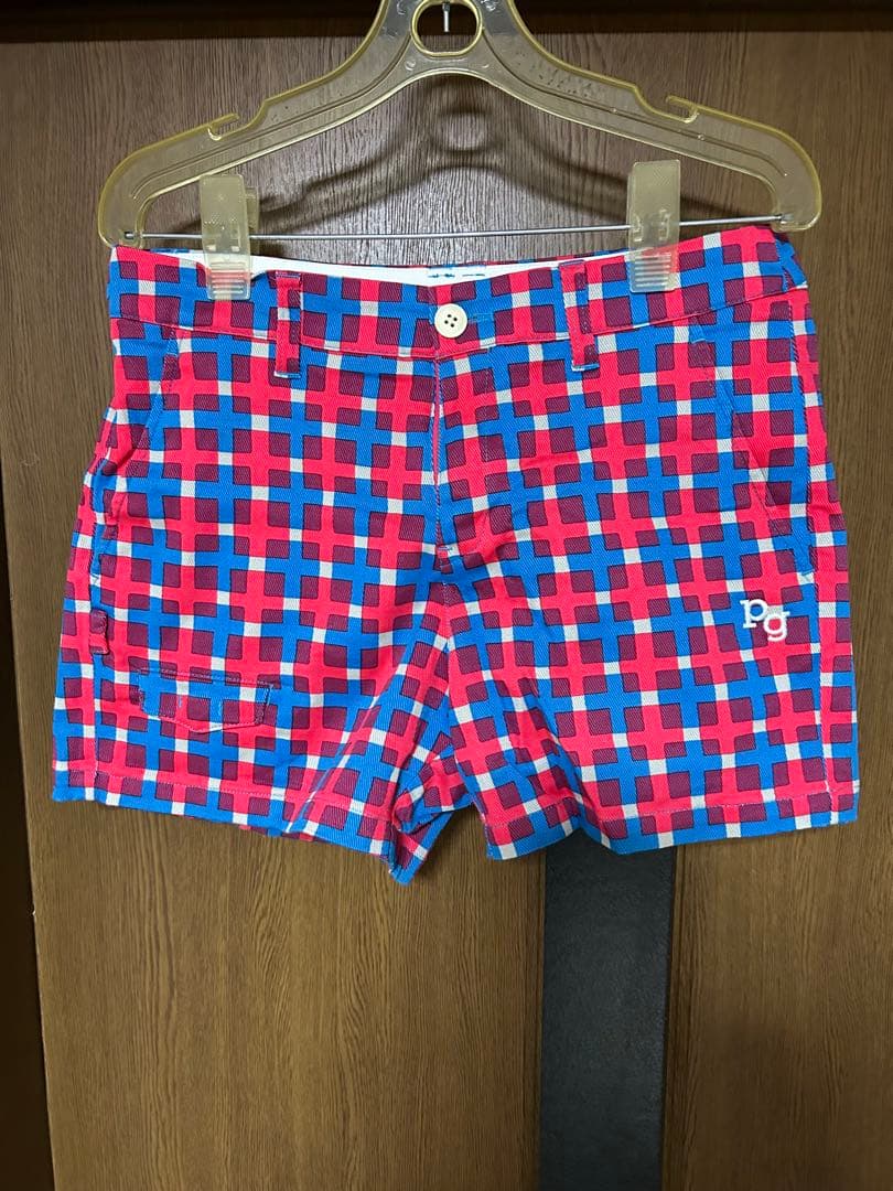 pearlygates クロスチェックショートパンツ