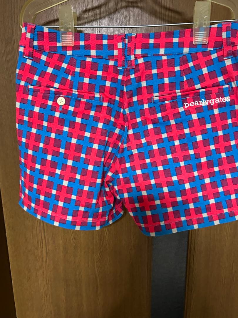 pearlygates クロスチェックショートパンツ