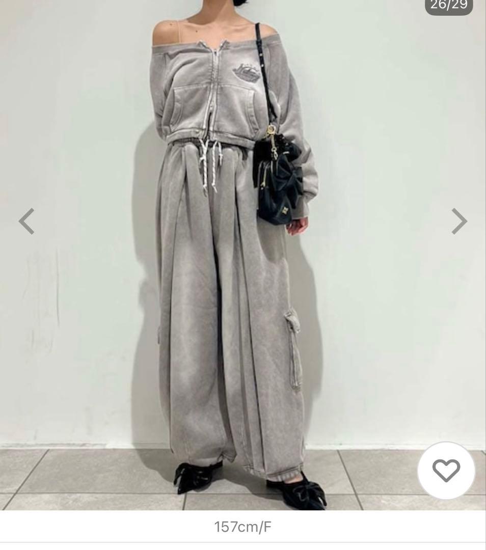 SNIDEL NUTMEG プロゴッドブルオーバー SWCT255140 グレー